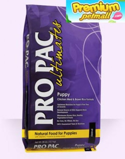 อาหารสุนัข Propac Puppy Chicken Meal & Brown Rice Formula สูตรลูกสุนัข ขนาด 12 กก.