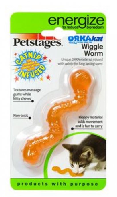ของเล่นแมว Pet Stages Orkakat Wiggle Worm