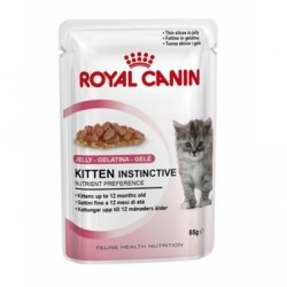อาหารแมว รอยัล คานิน Royal Canin Kitten instinctive Jelly Pouch สูตรเจลลี่