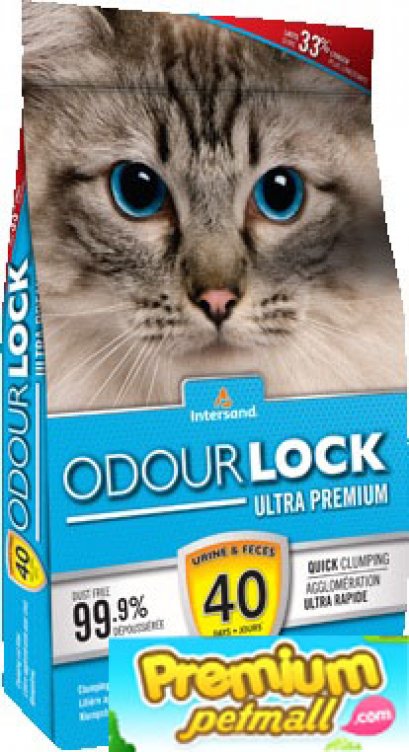ทรายแมว Odour Lock Ultra Premium 12 kg. ทรายแมวภูเขาไฟ