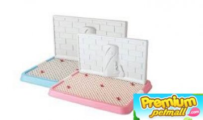 ห้องน้ำสุนัข แบบตั้งฉากมีกำแพง