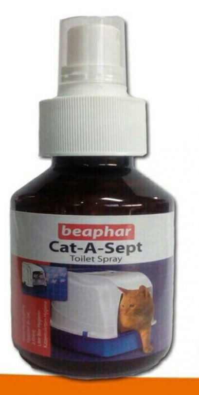 Beaphar Cat-A-Sept Toilet Spray น้ำยาฉีดช่วยลดกลิ่นอึ กลิ่นฉี่แมว