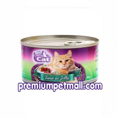 CattyCat ทูน่าเนื้อแดงในเยลลี่ ขนาด 185 กรัม