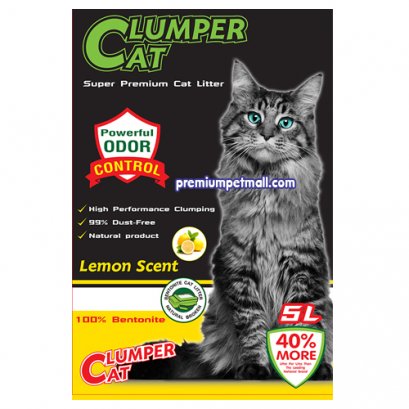 ทรายแมว Clumper Cat กลิ่นเลมอน ขนาด 10 ลิตร