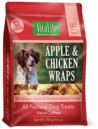 Vitalife Apple & chicken wraps ไก่พันแอปเปิล ขนาด 454 กรัม