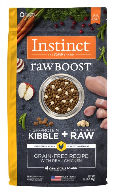 อาหารสุนัข Instinct สูตร Raw Boost Chicken ขนาด 1.8 กก.