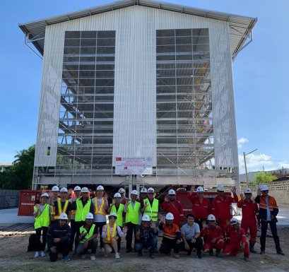 โครงการย้ายอาคารจอดรถด้วยเครื่องจักรกลอัตโนมัติ รพ. พญาไทศรีราชา