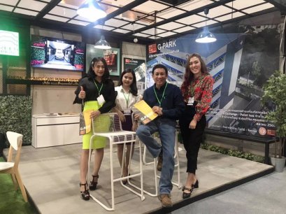 บรรยากาศออกบูธ งานสถาปนิก 62' 