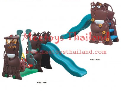 กระดานลื่น+ชิงช้า