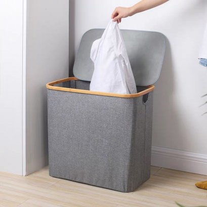 Foldable laundry basket