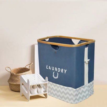Foldable laundry basket