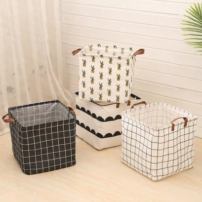 Foldable laundry basket