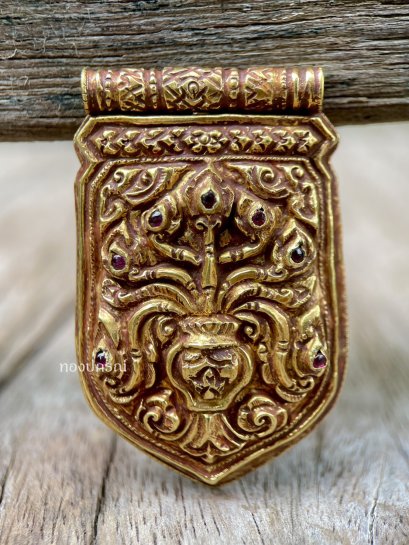 “Purnakhata” is a Buddhist symbol of fertility and prosperity