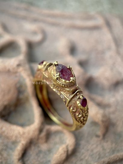 แหวนทับทิมขางู ขนาดนิ้วมือประมาณ 56(copy)