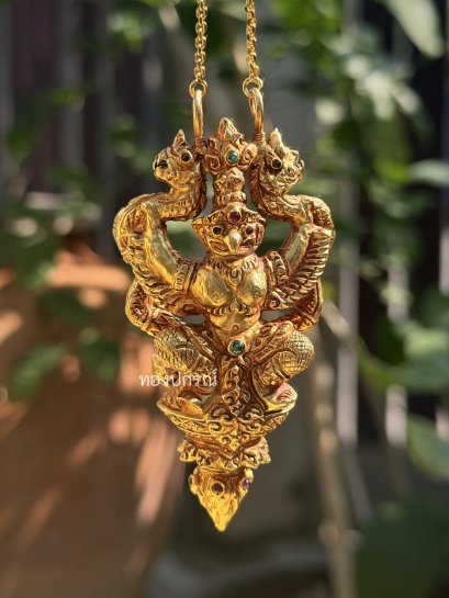 ตะกรุดทรงนอน ภายในบรรจุ ลูกสะกดพร้อมม้วนตะกรุดทองคำ