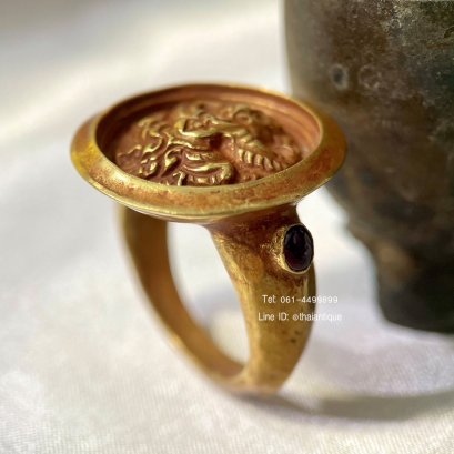 Garuda  antique ring (Antique jewelry of Thailand)