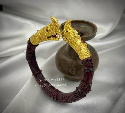 Blue with Gold Beads Nepali Handmade Bracelet. – LiftedHope Nepal Bracelets.