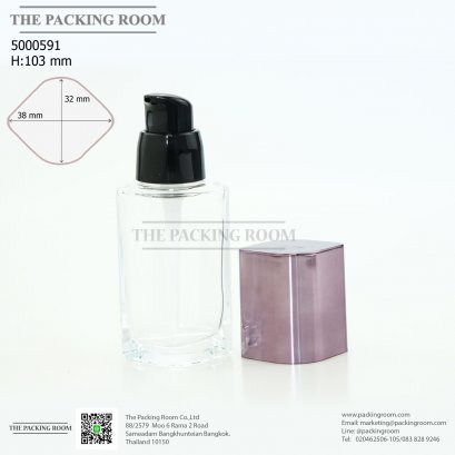 บรรจุภัณฑ์ขวดรองพื้นคุชชั่น ขวดแก้วรองพื้น foundation bootle/ cushion tube บรรจุภัณฑ์แก้ว Glass tube จำหน่ายบรรจุภัณฑ์เครื่องสำอางทุกประเภท