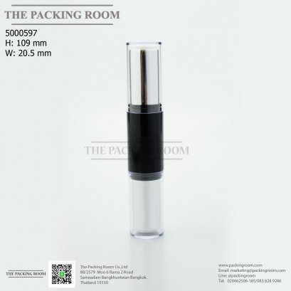  บรรจุภัณฑ์หลอดคอนทัวร์ contour, shading highlight สองหัว