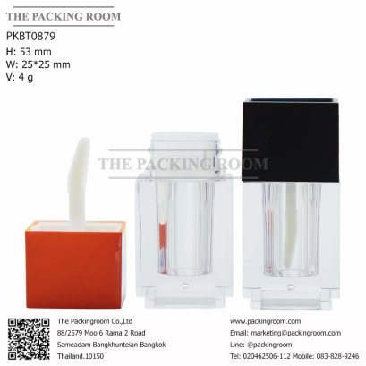 บรรจุภัณฑ์หลอดลิปจิ้มจุ่ม หลอดลิปกลอส bottle lip gloss/ lip bottle ขวดลิป บรรจุภัณฑ์ใส่ลิป จำหน่ายบรรจุภัณฑ์เครื่องสำอางรรจุภัณฑ์เครื่องสำอางทุกประเภท