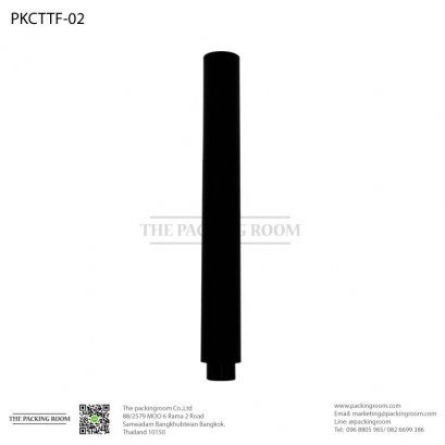 บรรจุภัณฑ์คอลซีลเลอร์สีดำด้านทรงกลม