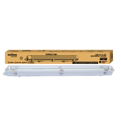 SHINING T8 Waterproof Fixture 1xLED ขนาด 600mm, 1200mm Gen2
