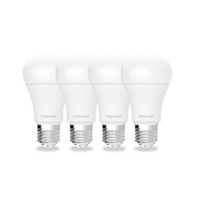 TOSHIBA LED Bulb High-Lumen Pack4 10W