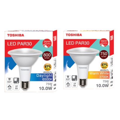 Toshiba LED PAR30 10W IP65 Warm White, Daylight