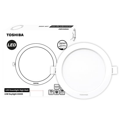 TOSHIBA LED Downlight High Watt 22W 6500K