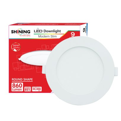SHINING LED Downlight Modern Slim RO 9W Daylight