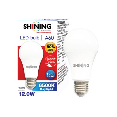 LED A-Bulb 12W 6500K