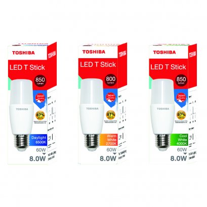 หลอด LED Stick TOSHIBA T7 E27 8W