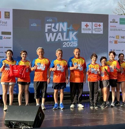 Toshiba Lighting Participates in HomePro Fun Walk 2025