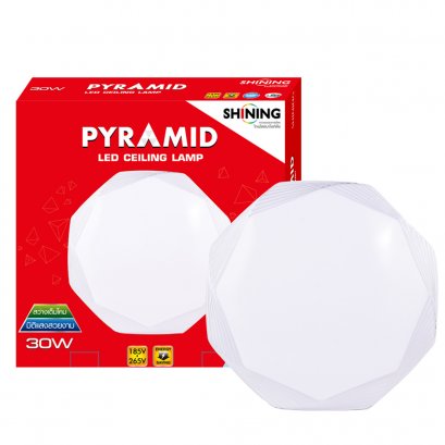 โคมไฟเพดาน LED Ceiling Lamp 30W Pyramid