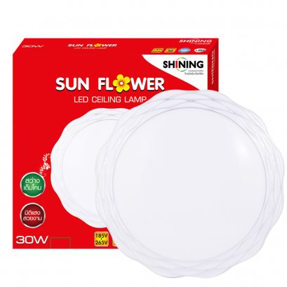 SHINING โคมไฟเพดาน LED Ceiling Lamp 30W Sunflower