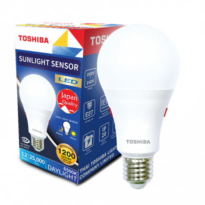 หลอดไฟ LED Sunlight Sensor12 Watt