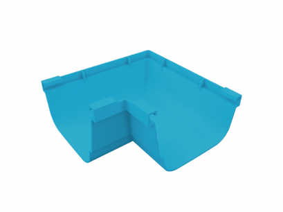 เข้ามุมใน 90 องศารางน้ำไวนิล (VG)