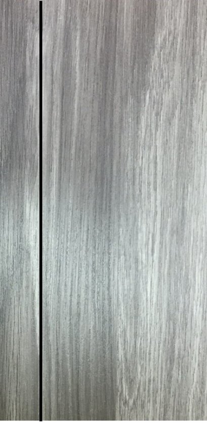 ประตู uPVC รุ่นภายใน EXTERA สี Smoke Grey บานเรียบ เซาะร่อง 1 เส้นตรง