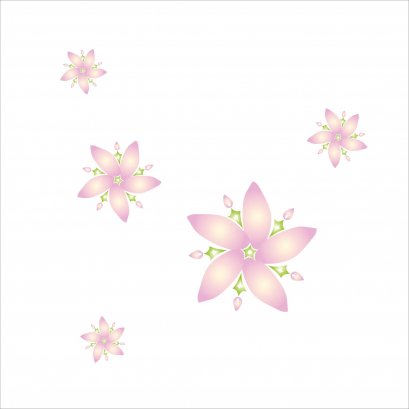 ฝ้ายิปซัมดูร่าวันขอบเรียบ 60x60x0.8 ดอกพุด