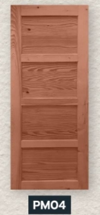 ประตูไม้จริง SIAM รุ่น MODERN รหัส PM04