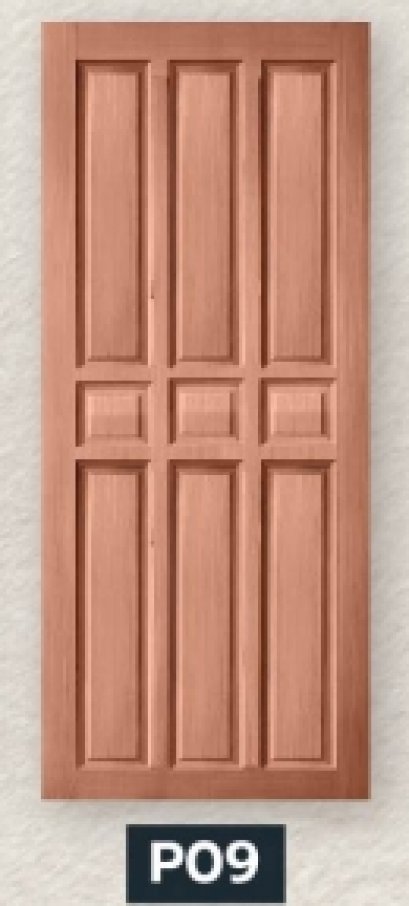 ประตูไม้จริง SIAM รุ่น CLASSSIC รหัส P09