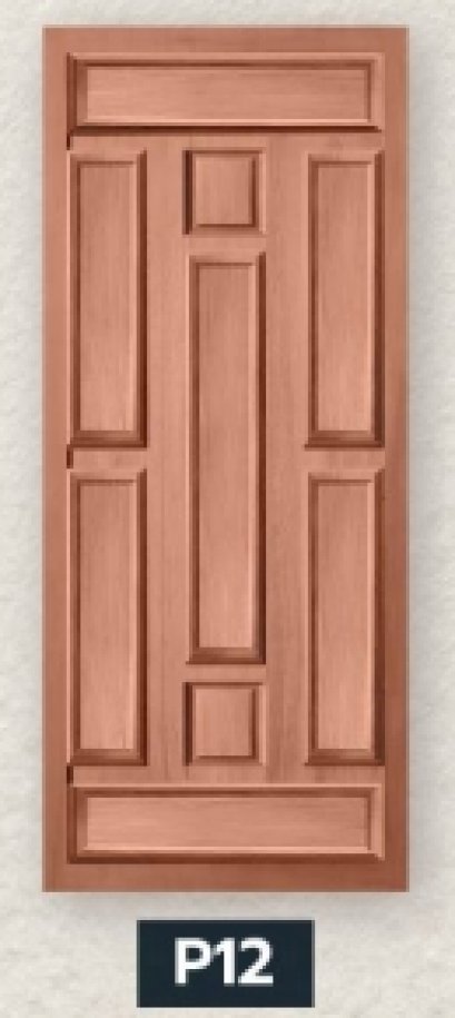 ประตูไม้จริง SIAM รุ่น CLASSSIC รหัส P12