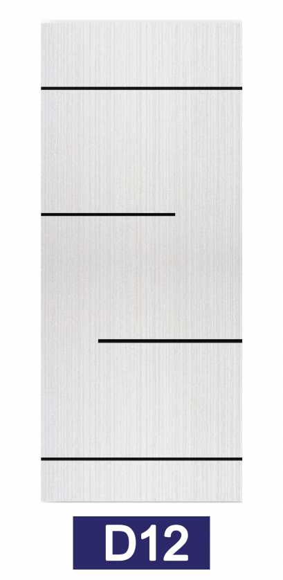 ประตูลามิเนต SMART หรือประตู HDF รุ่น SMART P รหัส D12