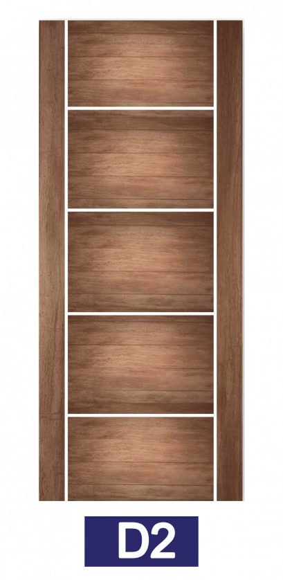 ประตูลามิเนต SMART หรือประตู HDF รุ่น SMART P รหัส D2