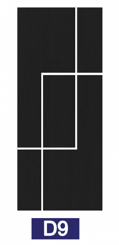 ประตูลามิเนต SMART หรือประตู HDF รุ่น SMART P รหัส D9