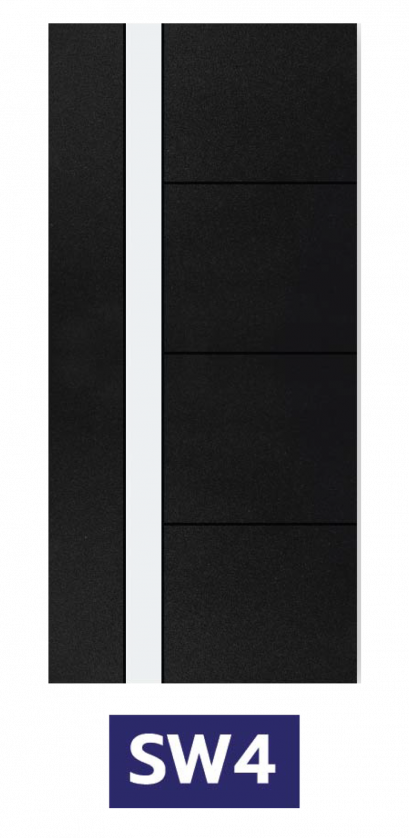 ประตูลามิเนต SMART หรือประตูลามิเนต HDF รุ่น SMART WISDOM รหัส SW4