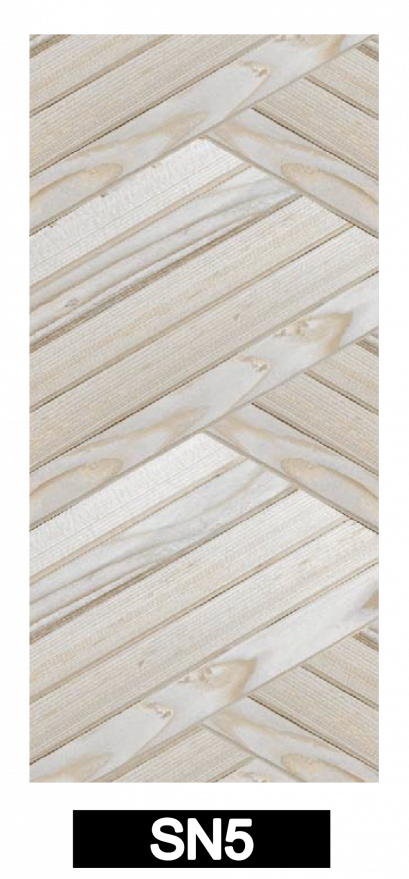 ประตูไม้ HYBRID หรือ ประตูไม้ HYBRID PLUS ไม้สน รหัส SN5