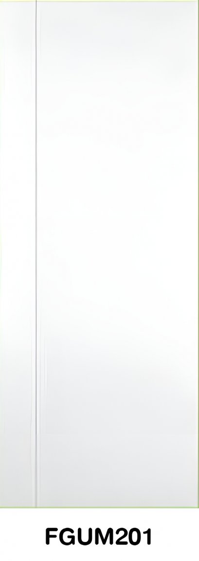 ประตู Fiber Glass Green Plastwood รุ่นเซาะร่อง (ผิวลายเสี้ยนละเอียด) สีขาว รุ่น FGUM201