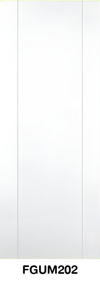 ประตู Fiber Glass Green Plastwood รุ่นเซาะร่อง (ผิวลายเสี้ยนละเอียด) สีขาว รุ่น FGUM202