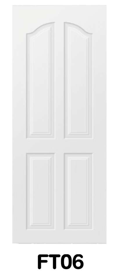 ประตู UPVC ภายนอก บานลูกฟักลายไม้ รหัส FT06